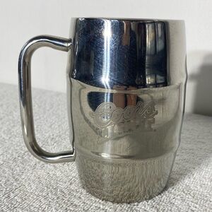Vintage Coors Light Stainless Steel Barrel Mug